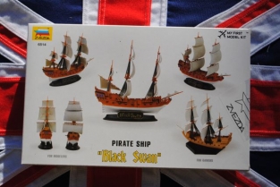 Zvezda 6514 PIRATE SHIP BLACK SWAN